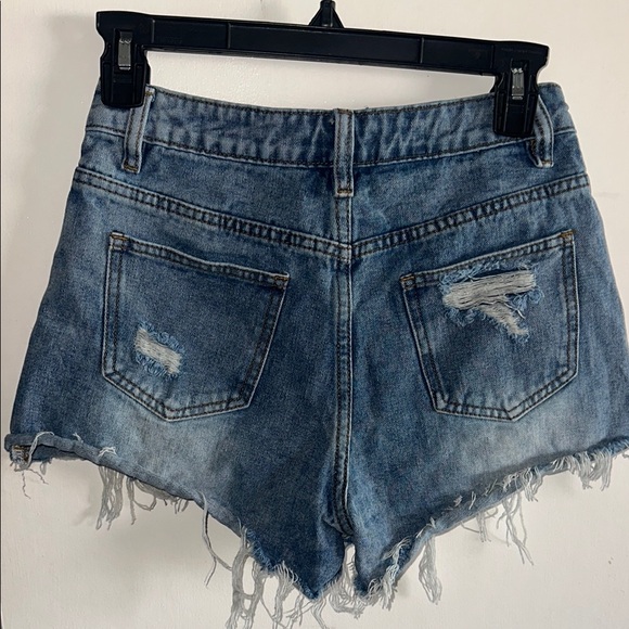 Fashion Nova XS Blue Denim Skirt - Picture 4 of 6